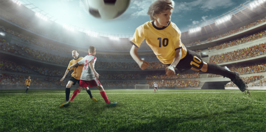 Boys on Soccer Field